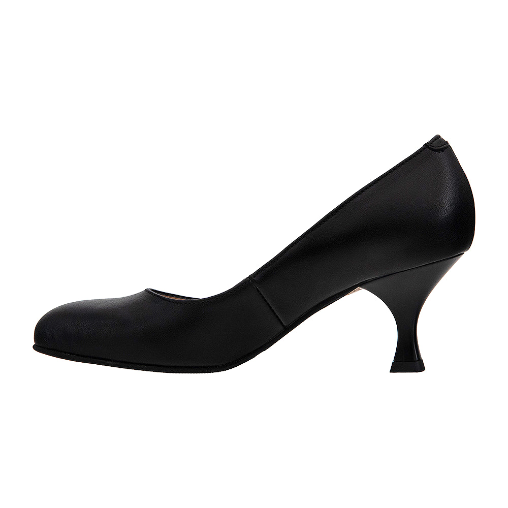 Pantofi eleganti cu toc mic 1481 negri
