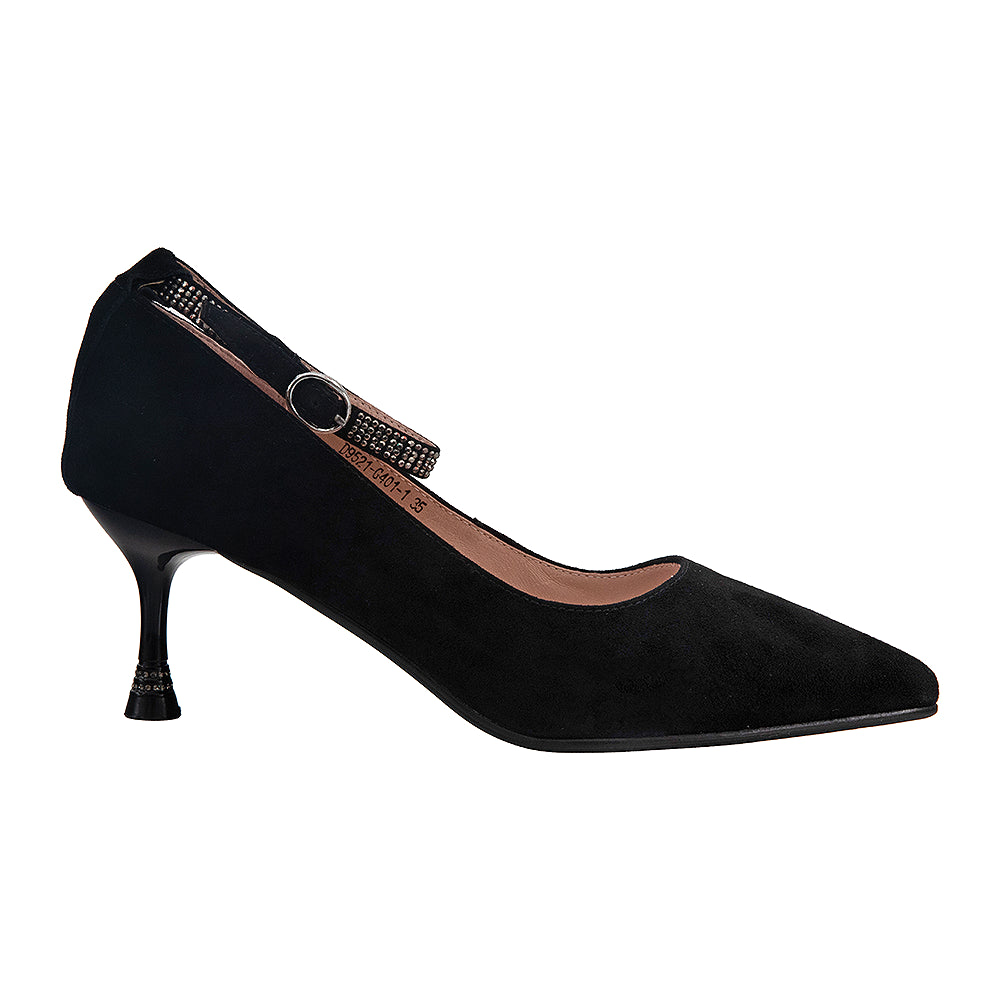 Pantofi dama 9521 velur bareta