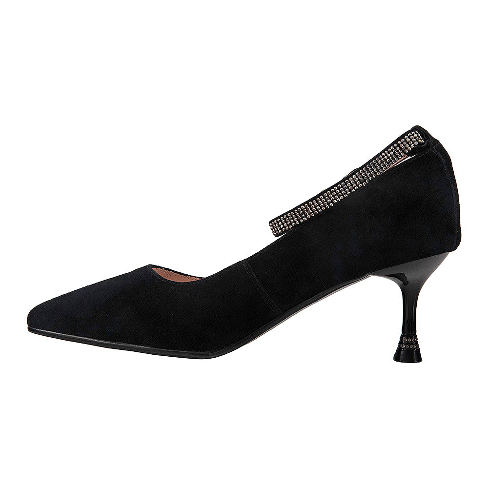 Pantofi dama 9521 velur bareta