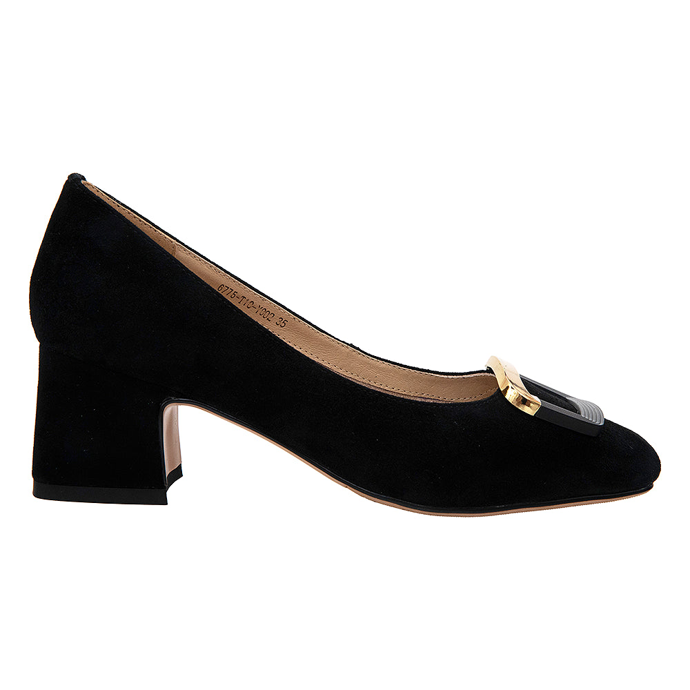 Pantofi dama 6775 negru velur