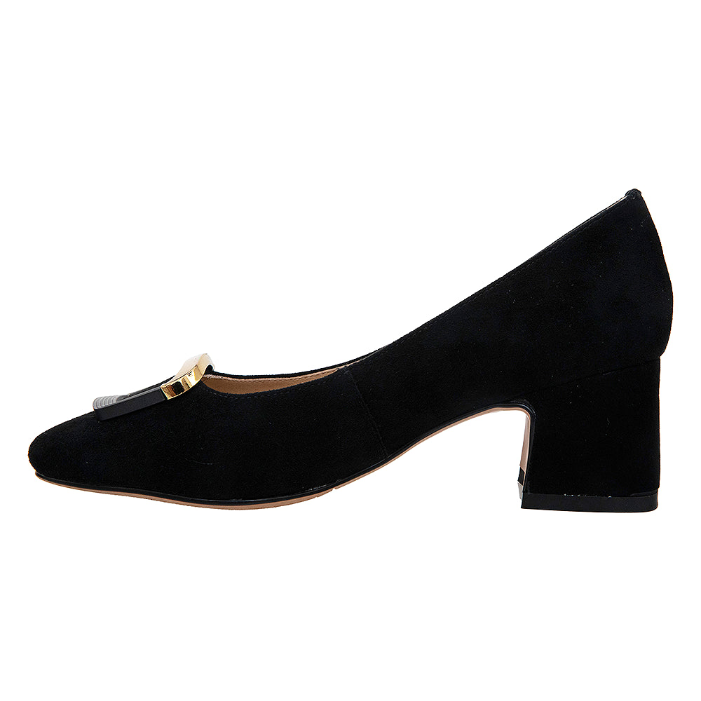 Pantofi dama 6775 negru velur