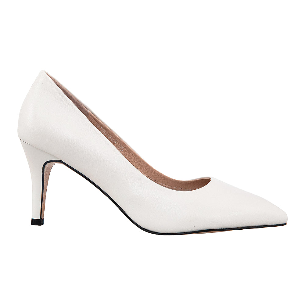 Pantofi dama 795 albi