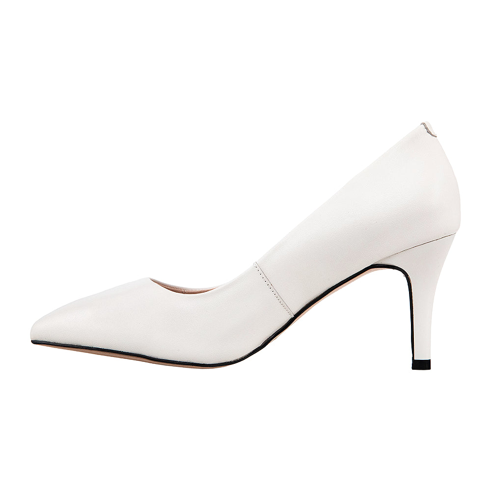 Pantofi dama 795 albi