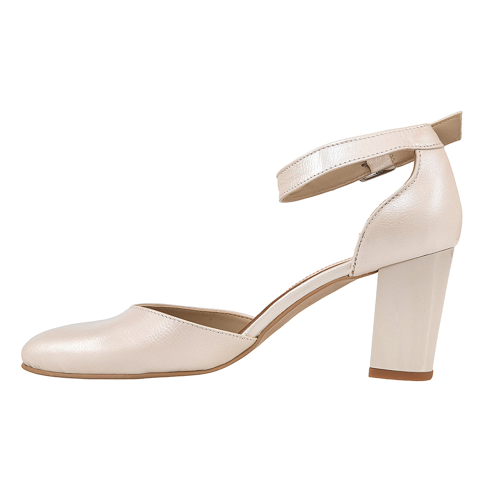 Pantofi dama 364 bej cu bareta