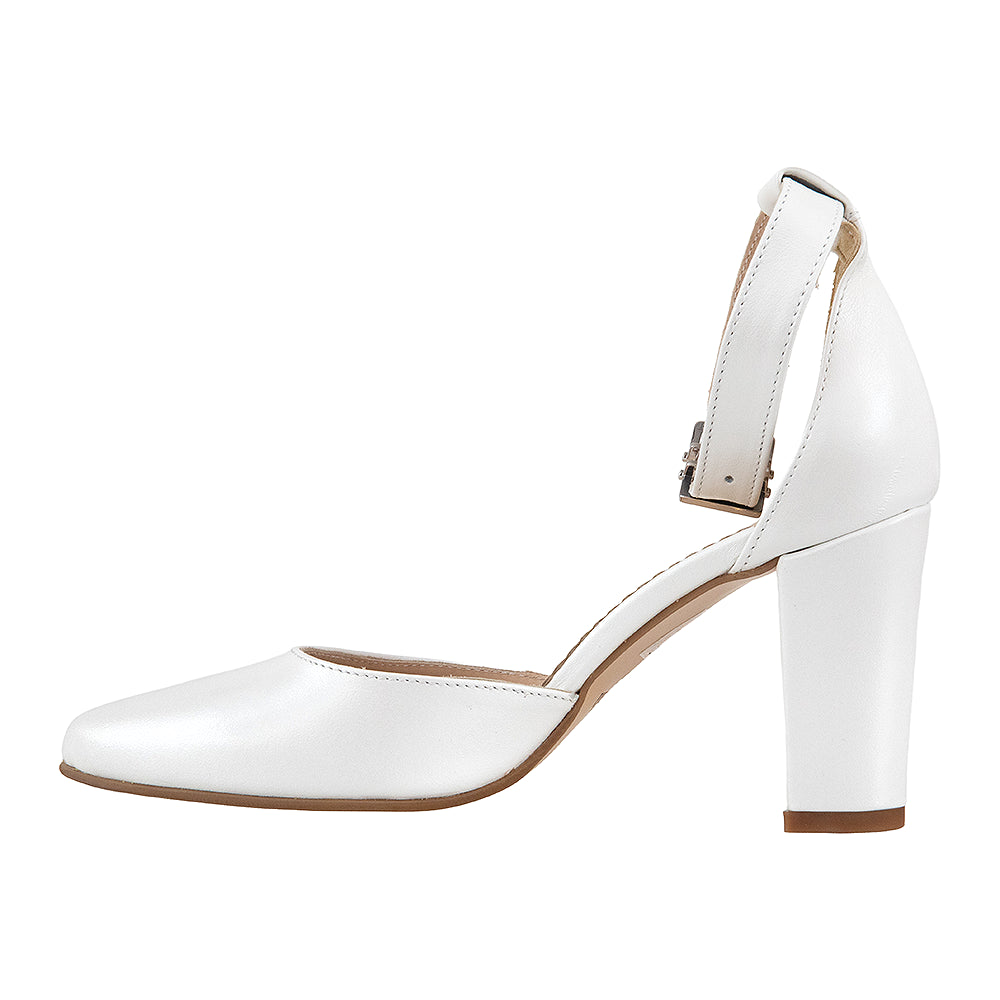 Pantofi dama 221 albi