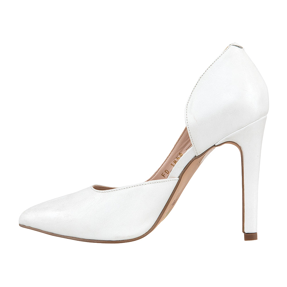 Pantofi dama stiletto 1856 albi