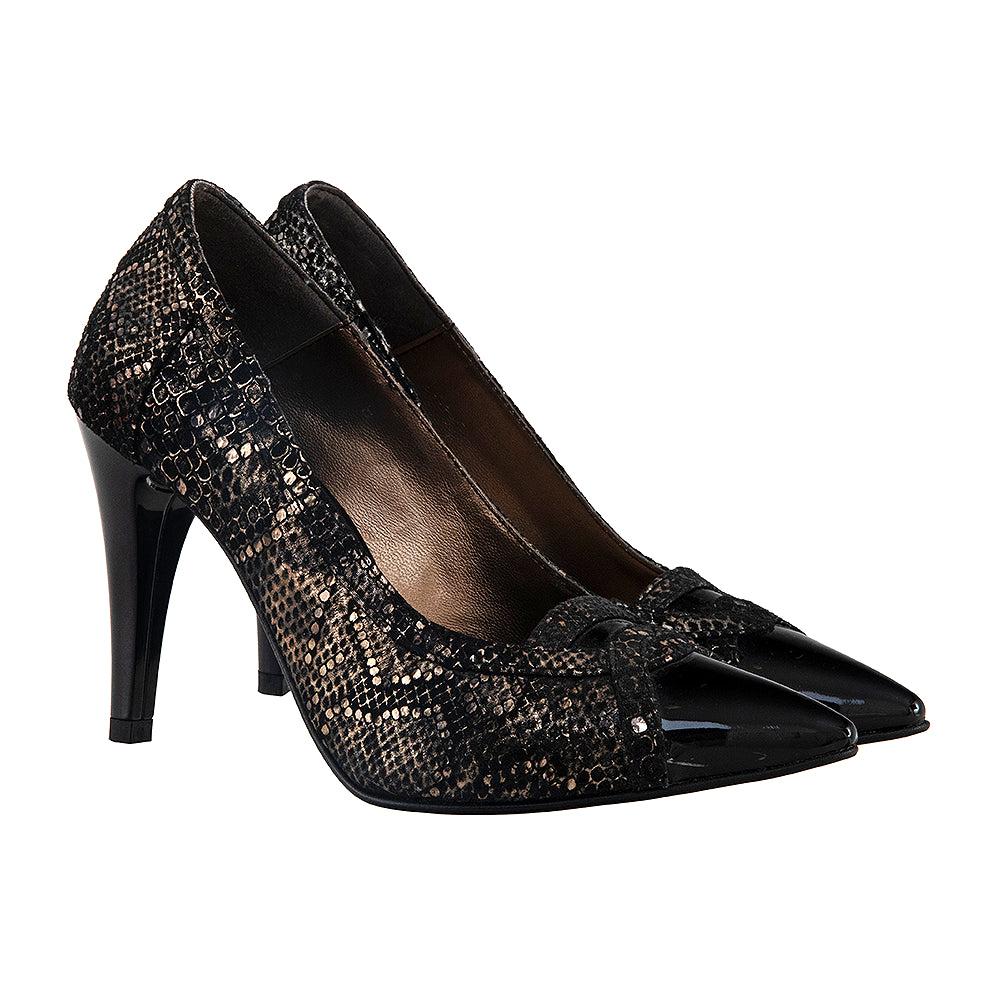 Pantofi dama 448 stiletto negri