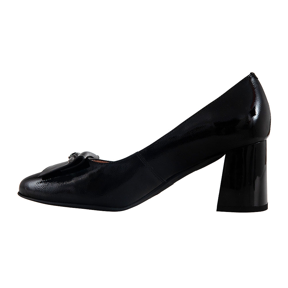 Pantofi dama 757 negru lac