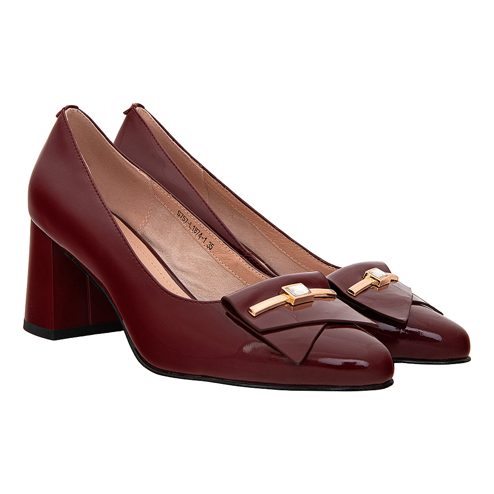 Pantofi dama 757 visinii lac