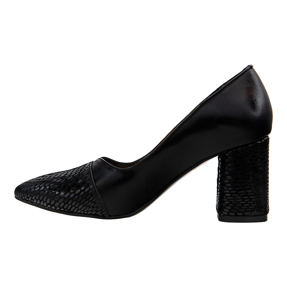 Pantofi cu toc 675 negru