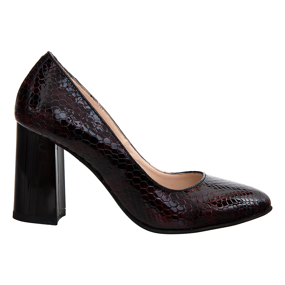 Pantofi dama eleganti 474 visinii lac