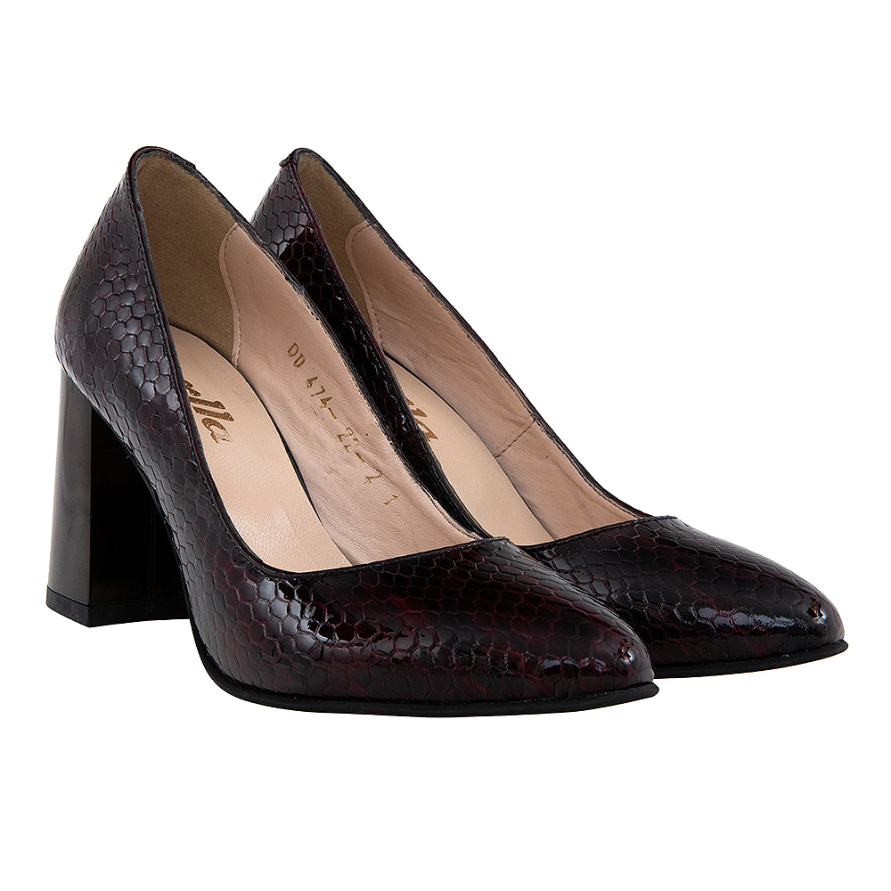 Pantofi dama eleganti 474 visinii lac