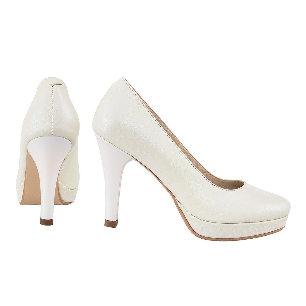 Pantofi dama eleganti 3 albi