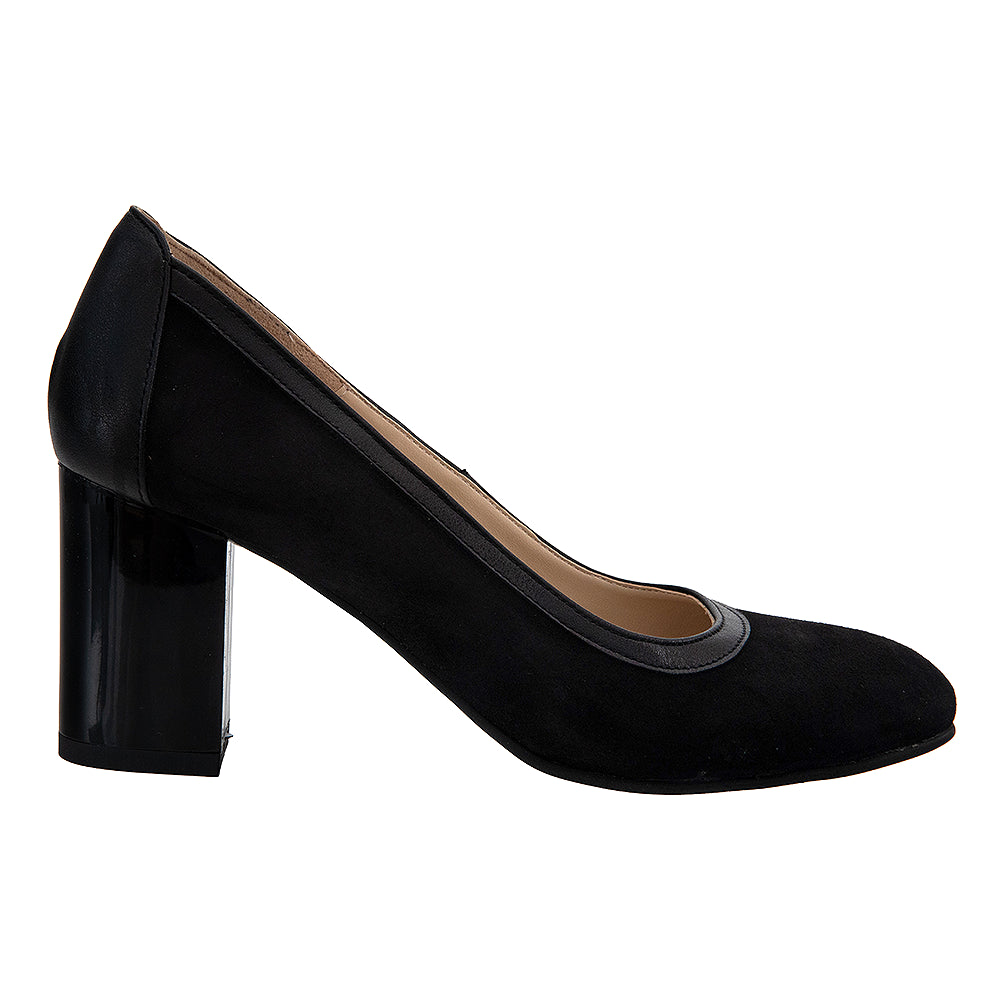Pantofi eleganti dama 920 negru velur