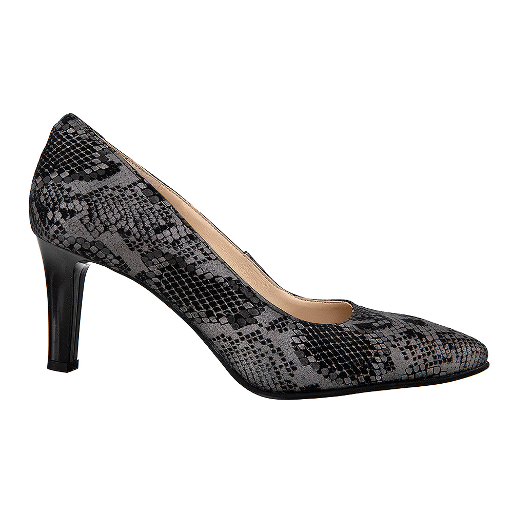 Pantofi dama toc subțire 332 argintii