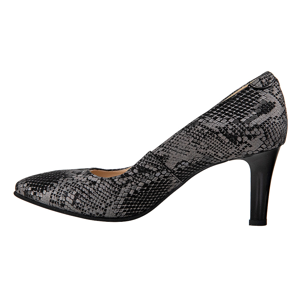 Pantofi dama toc subțire 332 argintii