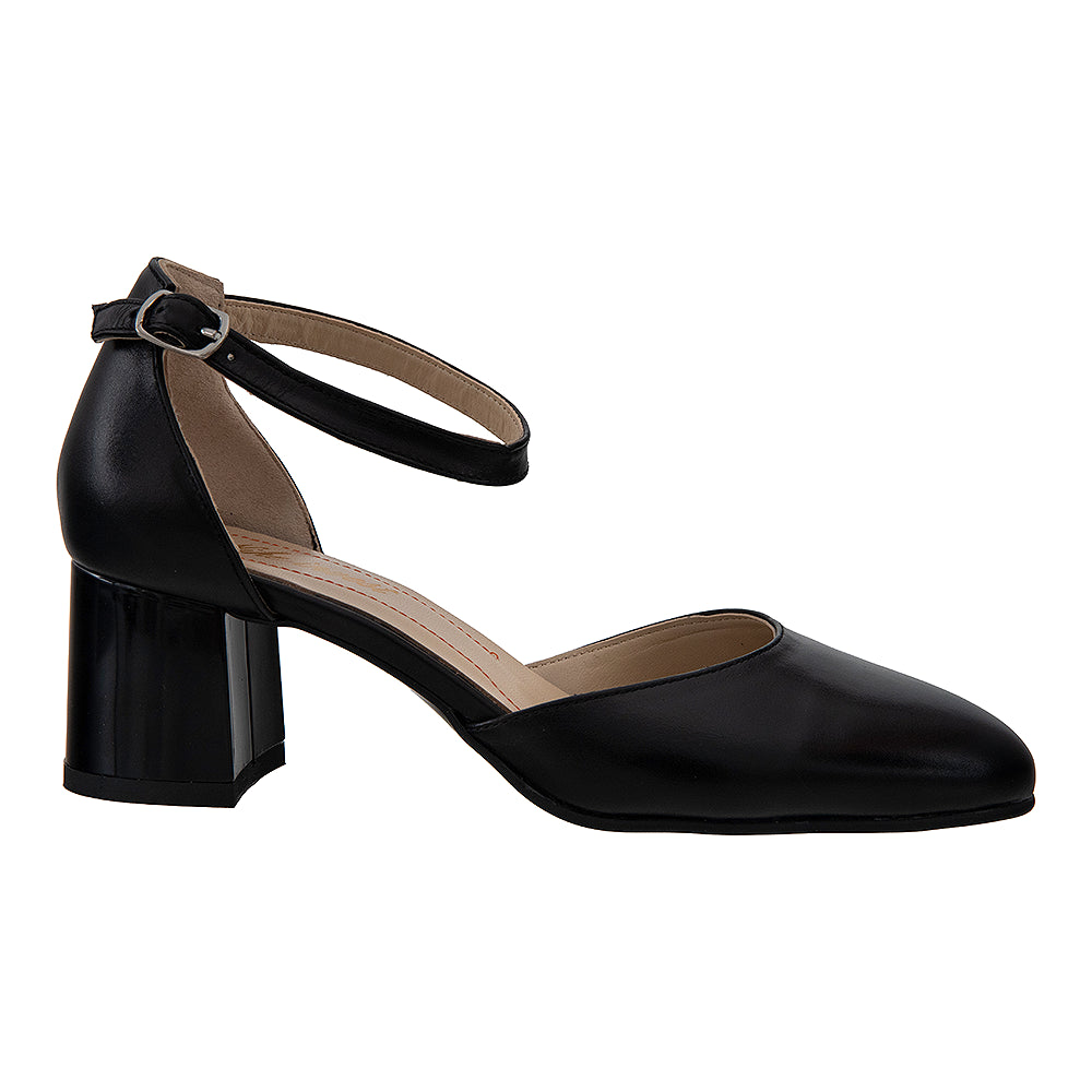 Pantofi dama 866 negri cu bareta