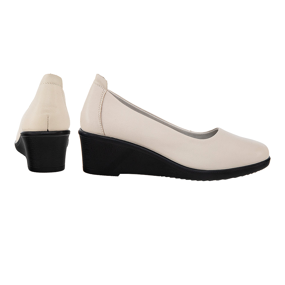 Pantofi casual dama 85-1 crem