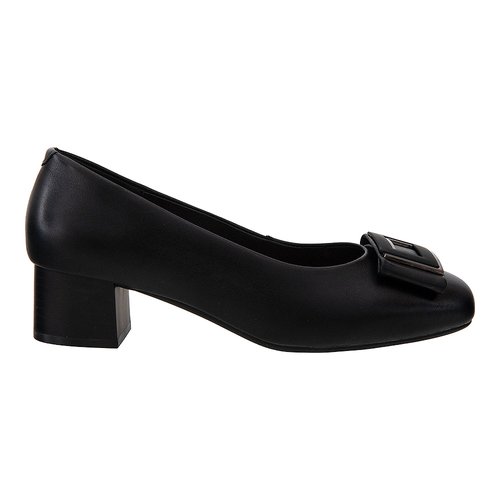 Pantofi dama negri cu toc mic 17527