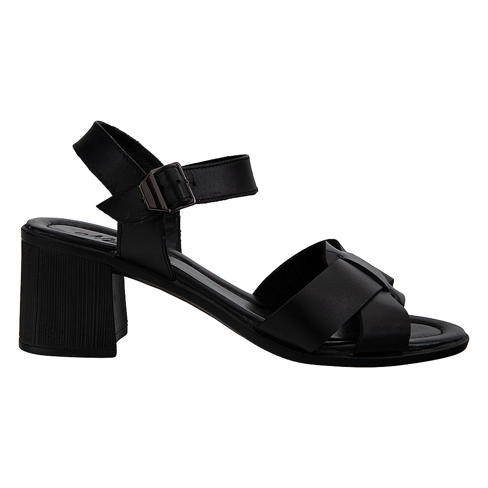 Sandale dama cu toc gros 1793 negru