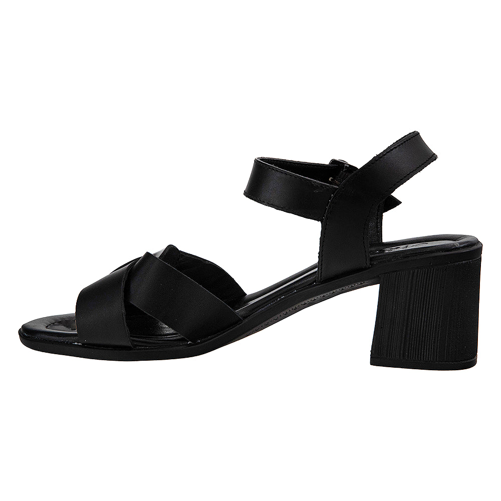 Sandale dama cu toc gros 1793 negru