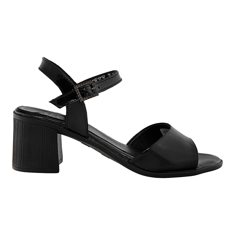 Sandale cu toc gros 1807 negru
