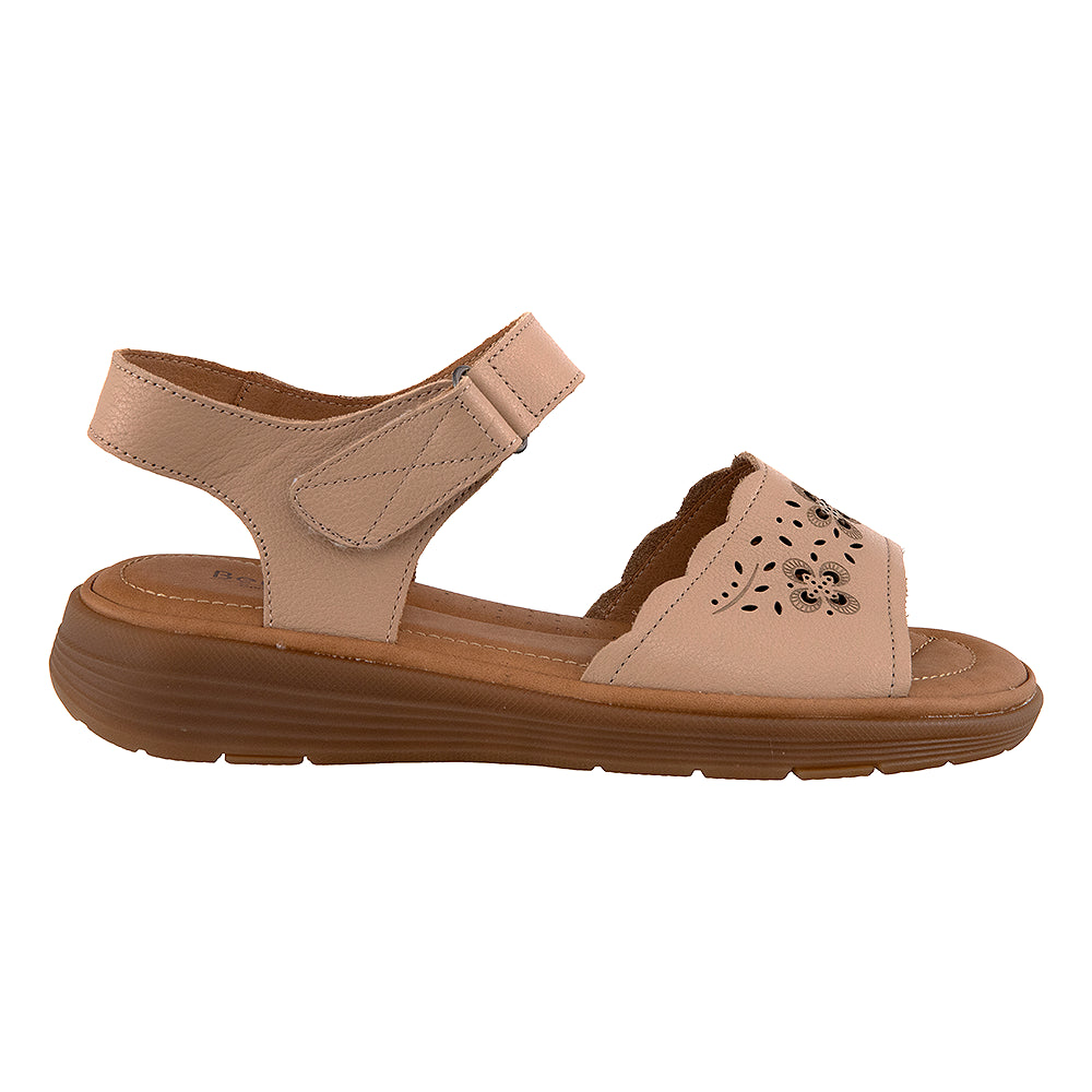 Sandale comode dama bej 53308 apricot