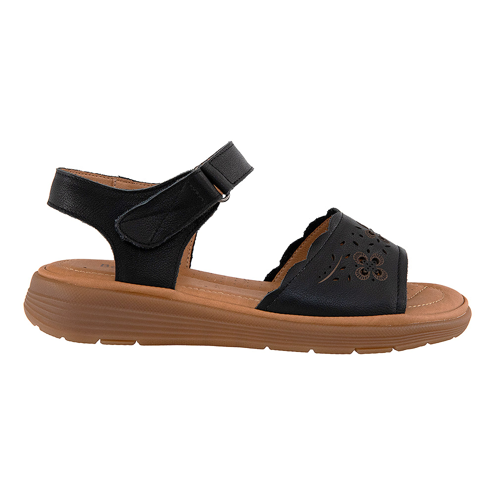 Sandale comode dama bej 53308 negru