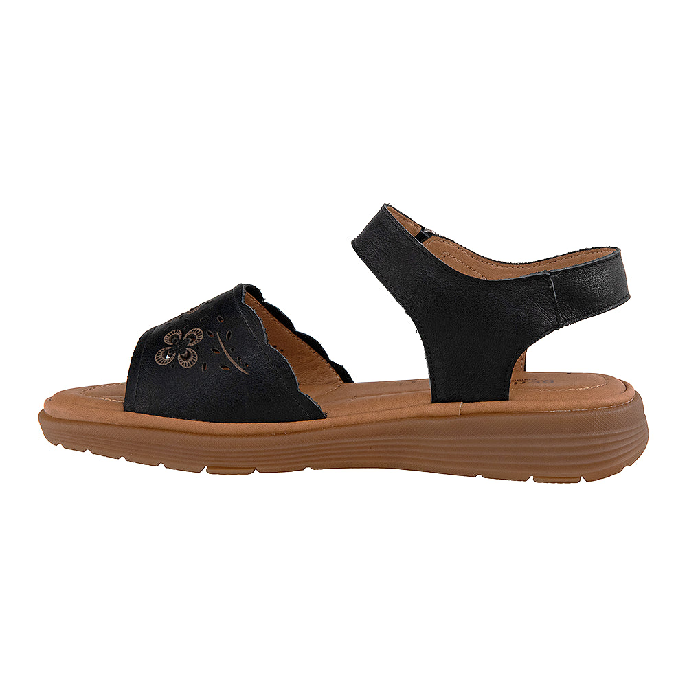 Sandale comode dama bej 53308 negru