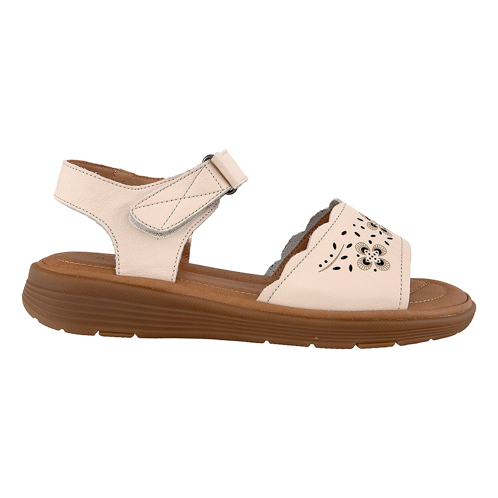 Sandale comode dama bej 53308 crem