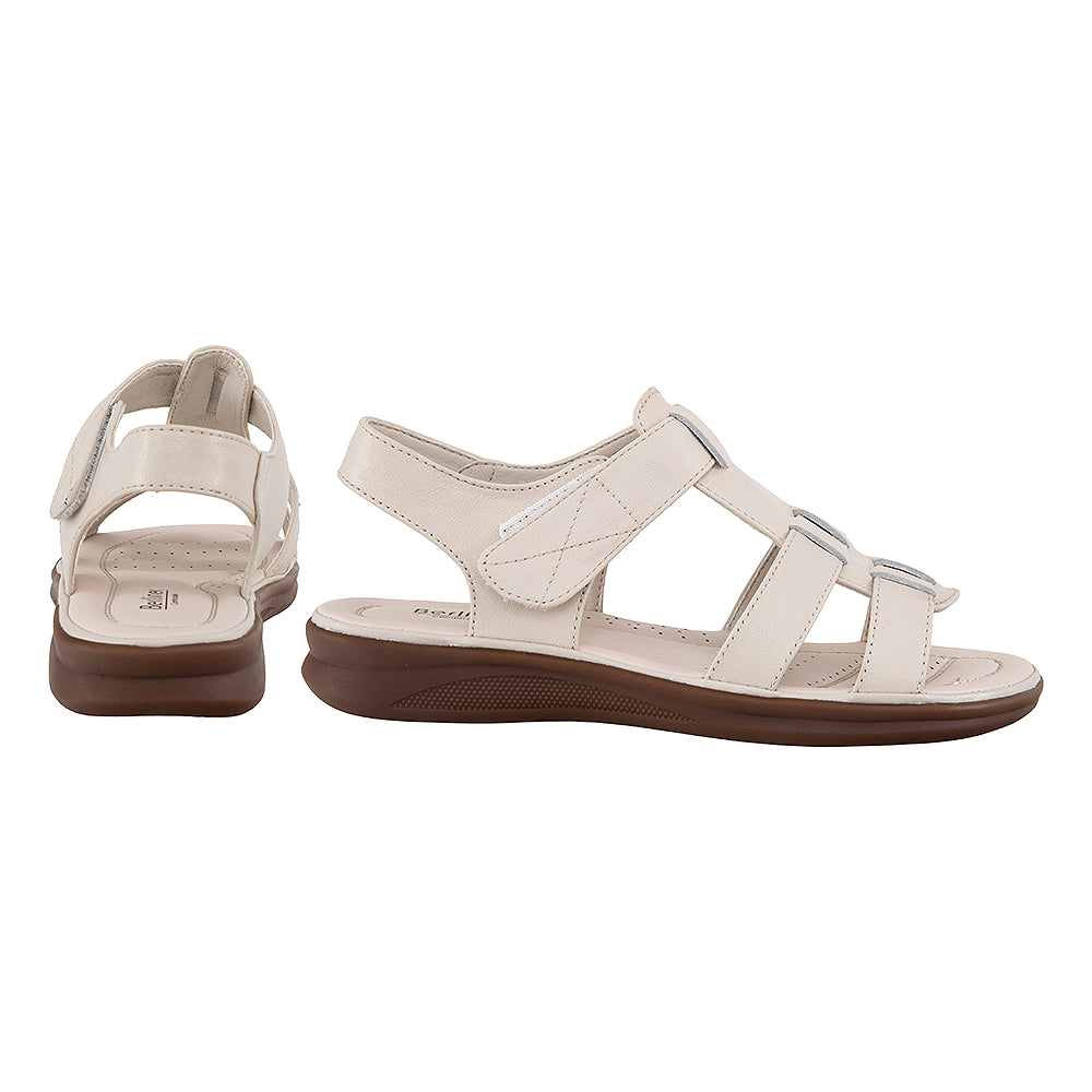 Sandale comode dama 56681 crem