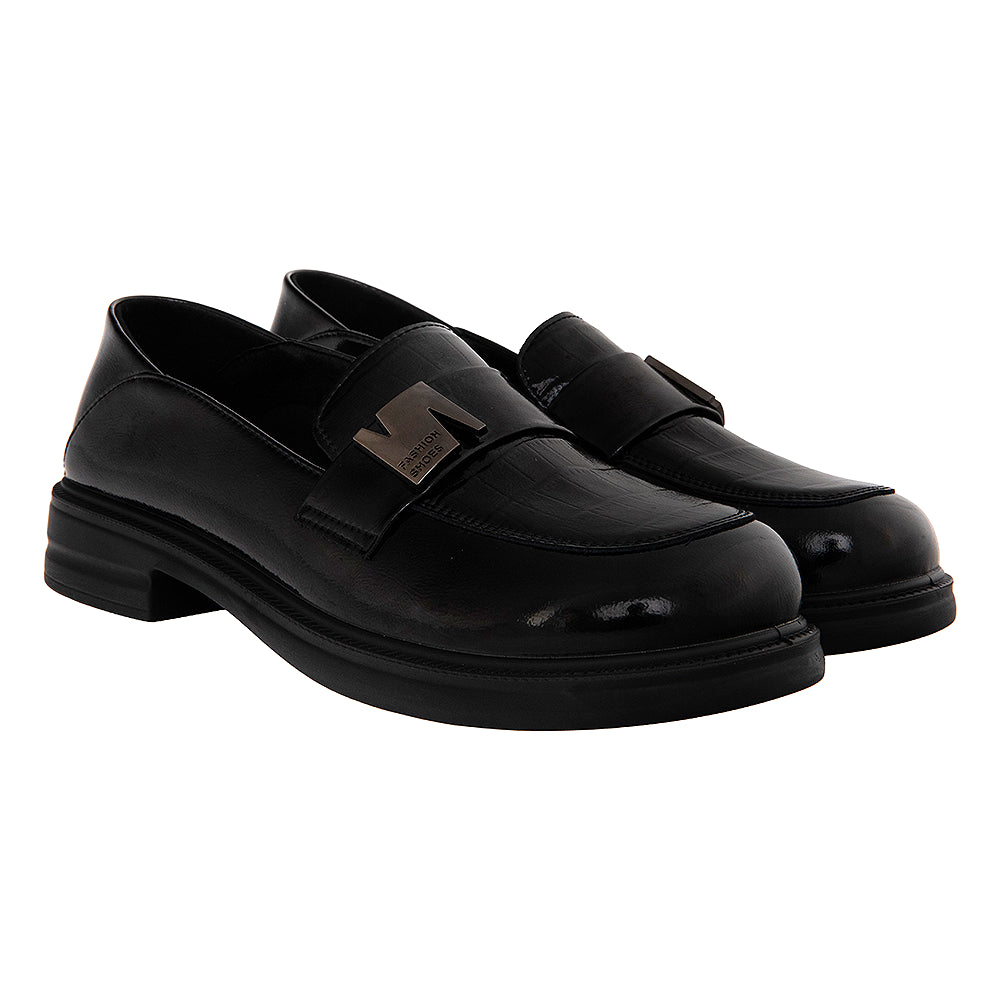 Mocasini dama 3709806 negri lacuiti