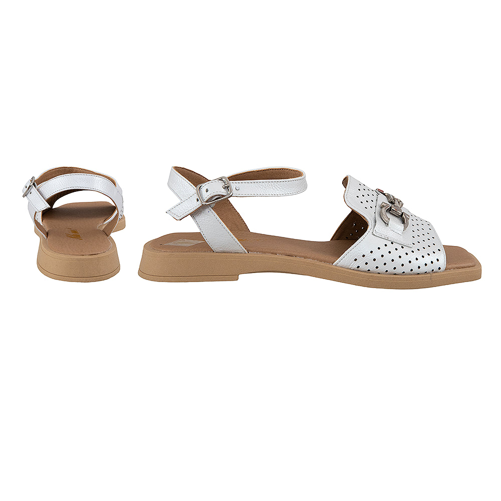 Sandale dama 883 casual albe