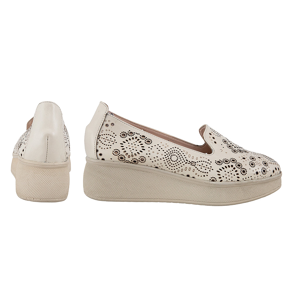 Pantofi casual dama 3277 bej