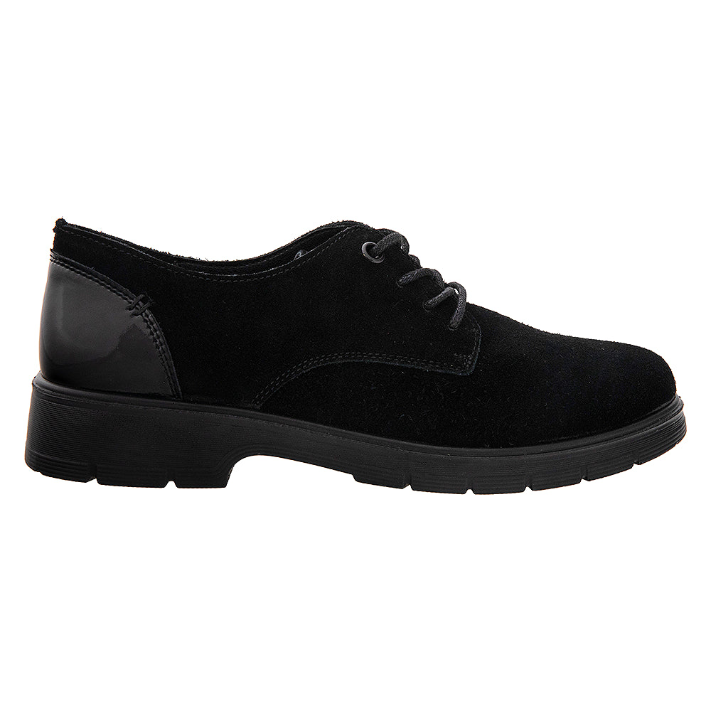 Pantofi casual dama 3158 negri velur