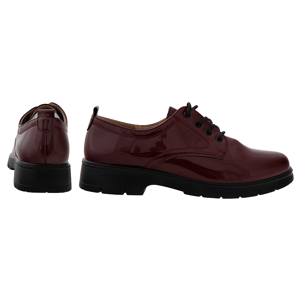 Pantofi casual dama 3158 visinii lac