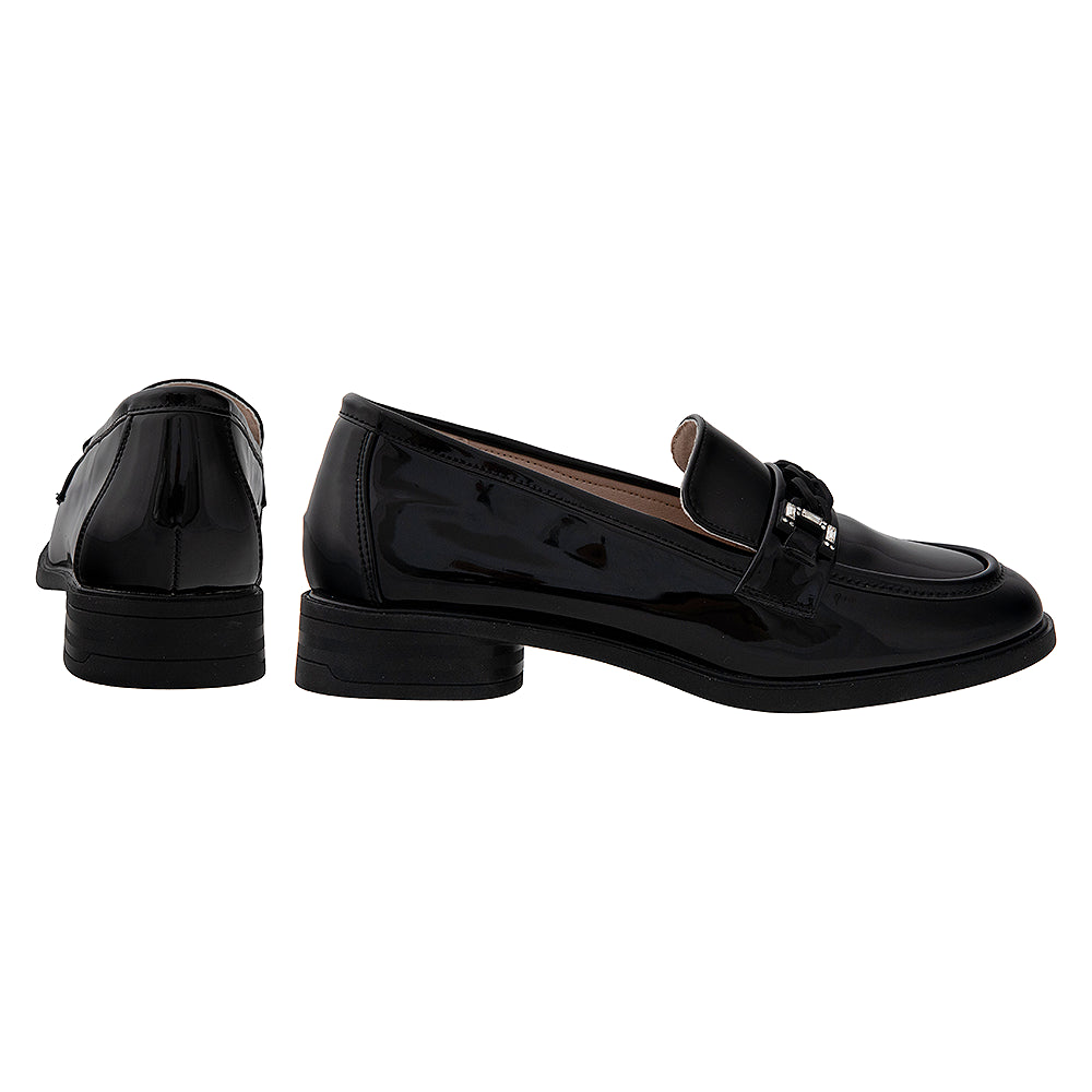 Pantofi casual dama 3090 negri lac