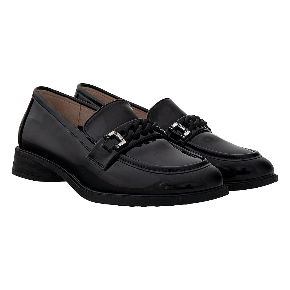 Pantofi casual dama 3090 negri lac