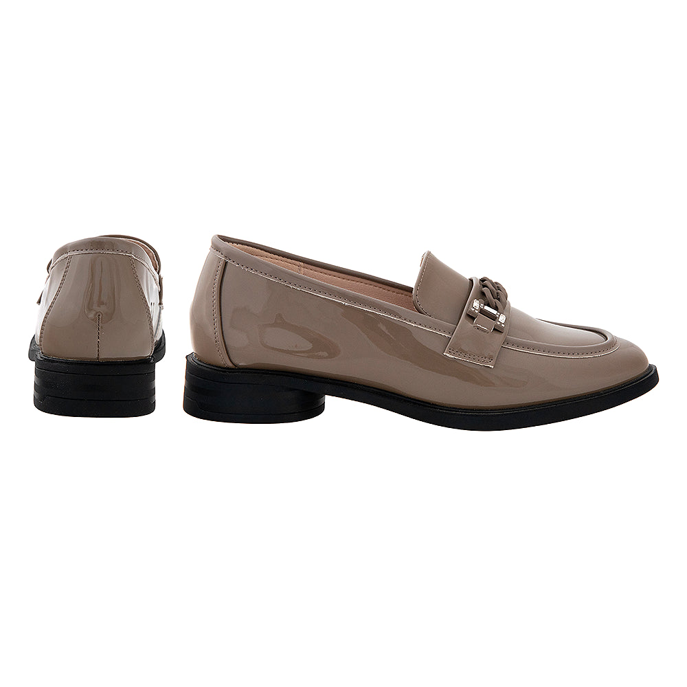 Pantofi casual dama 3090 gri lac