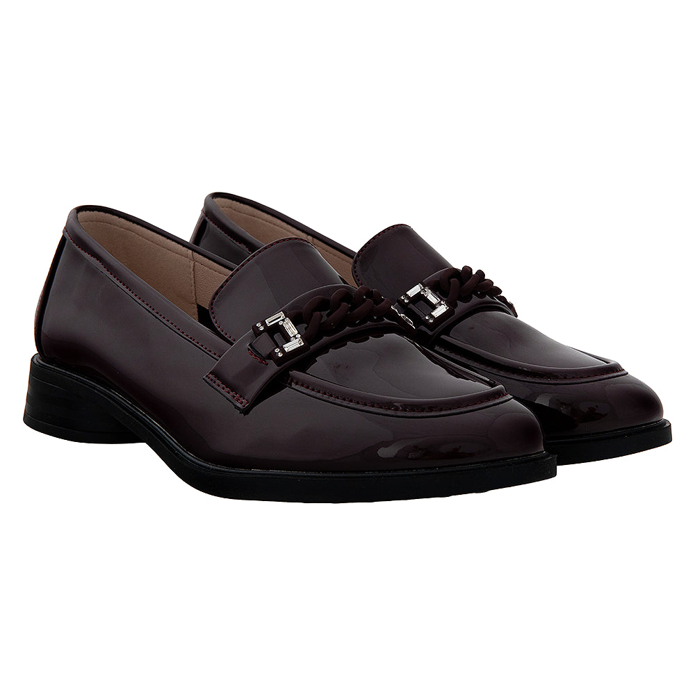 Pantofi casual dama 3090 visiniu lac