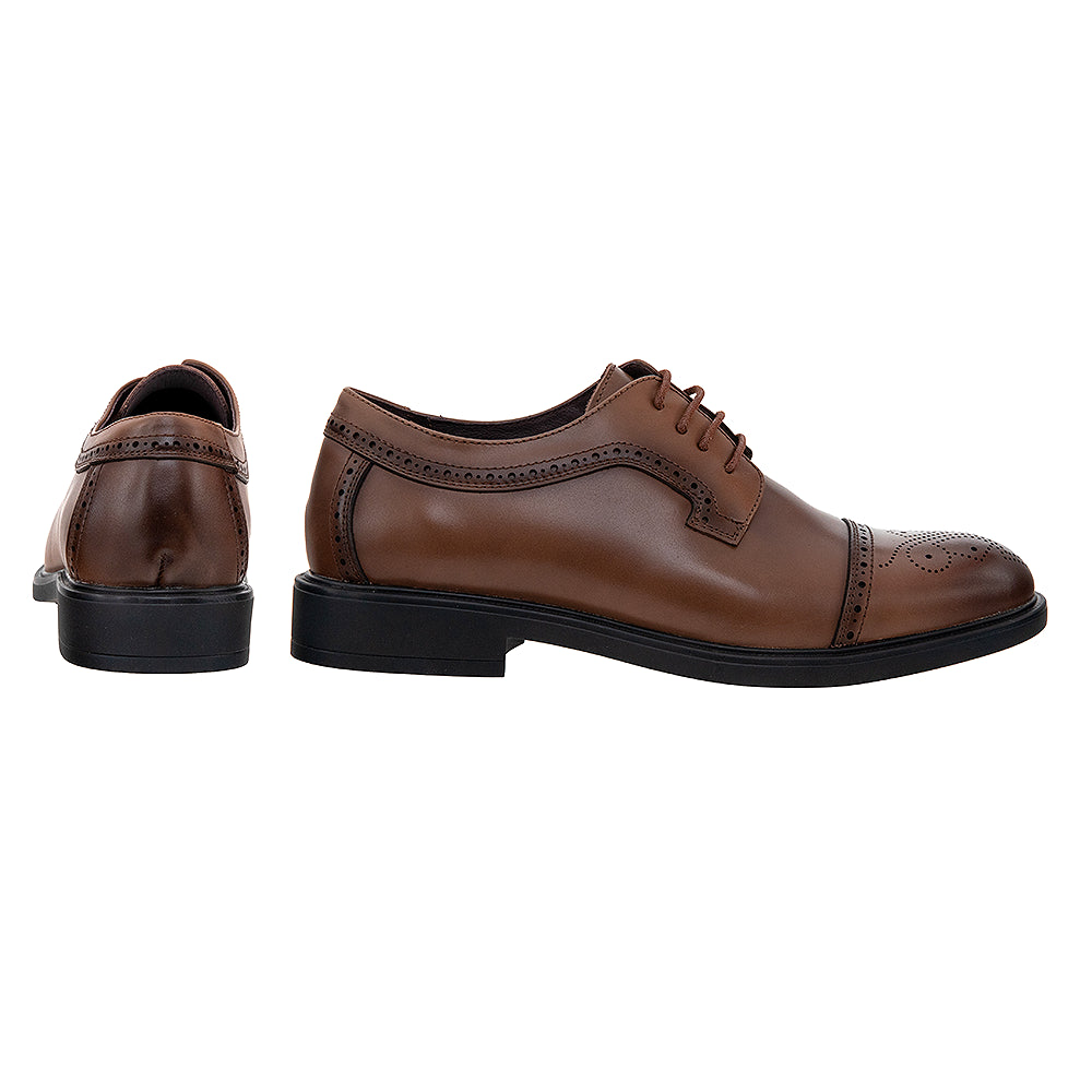 Pantofi Derby 85001 maro