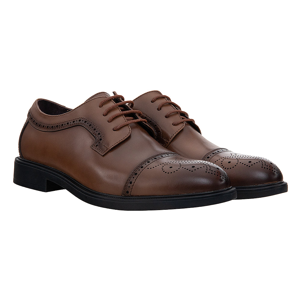 Pantofi Derby 85001 maro