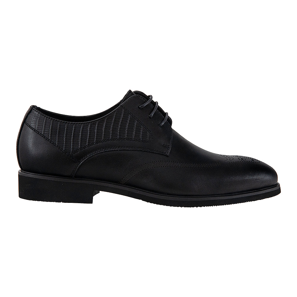 Pantofi derby negri 52301