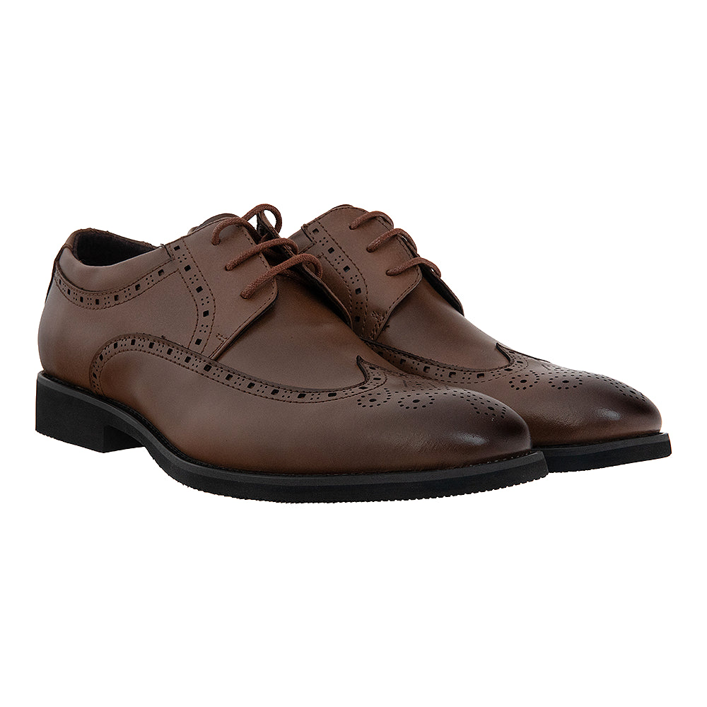 Pantofi Derby Wingtip Brogue Maro 75801