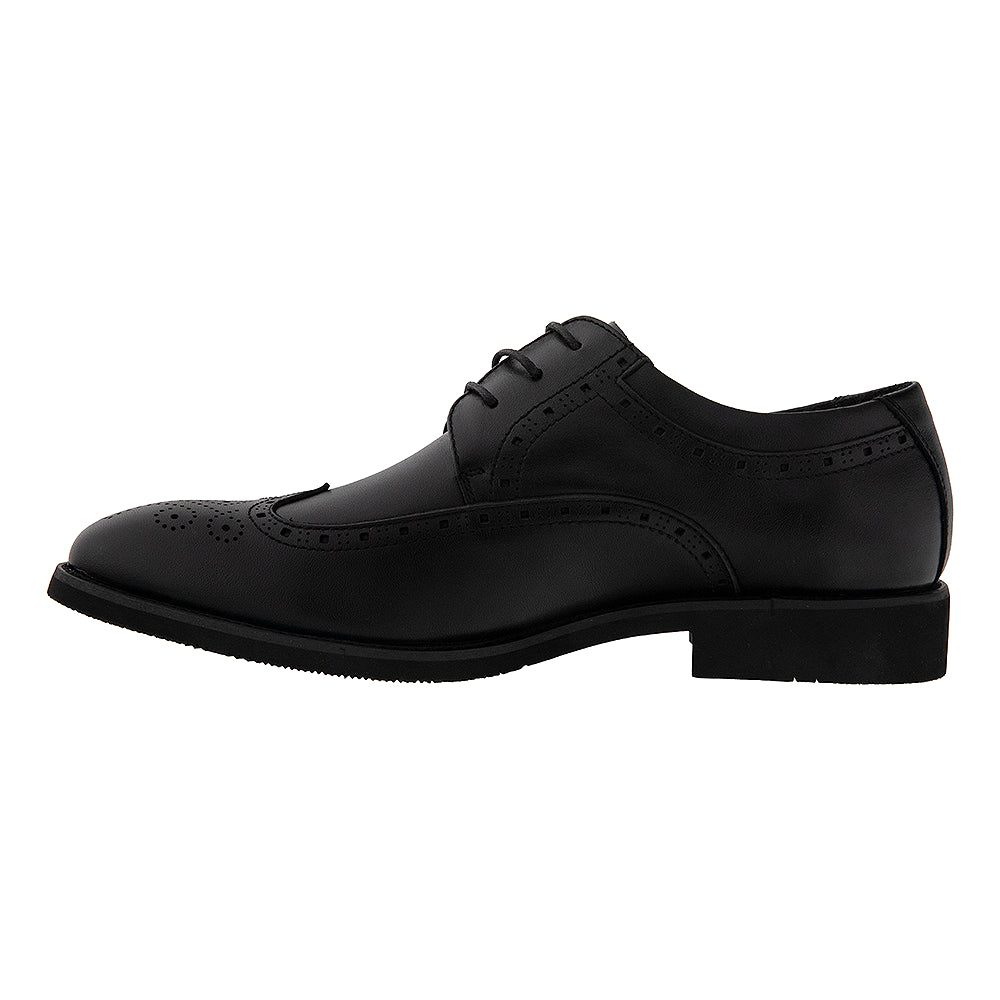 Pantofi Derby Wingtip Brogue Negri 75801