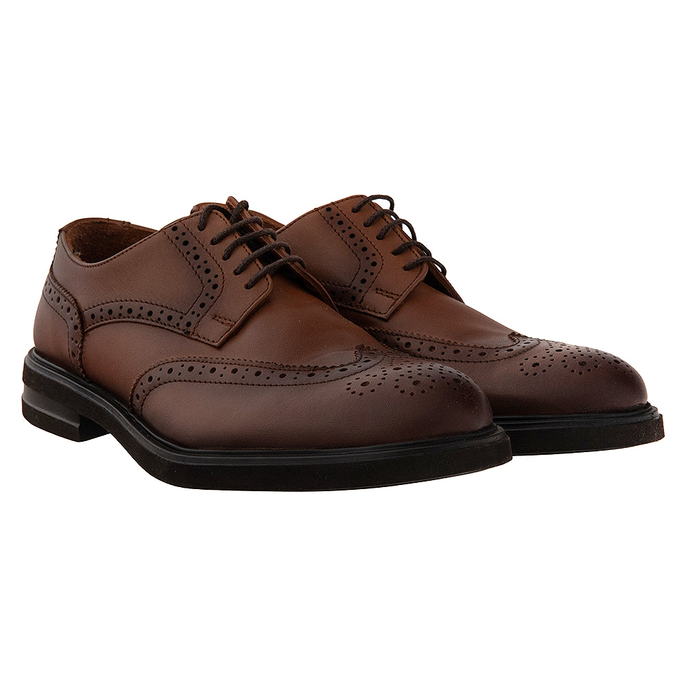 Pantofi barbati Oxford 115 coniac