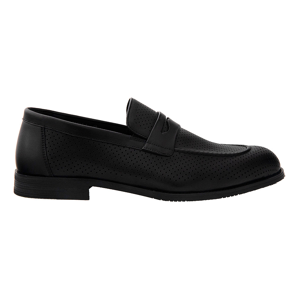 mocasini din piele 5206 negri