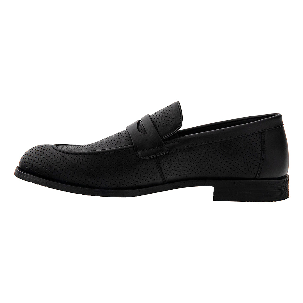 mocasini din piele 5206 negri