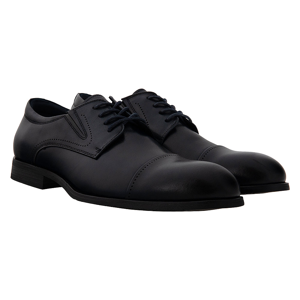 Derby barbati 24522 bleumarin