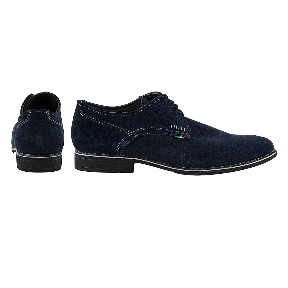 Pantofi barbati velur 3323 bleumarin